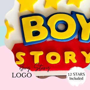 Toy Story Fondant Cake Topper: Handmade Birthday Party Decor